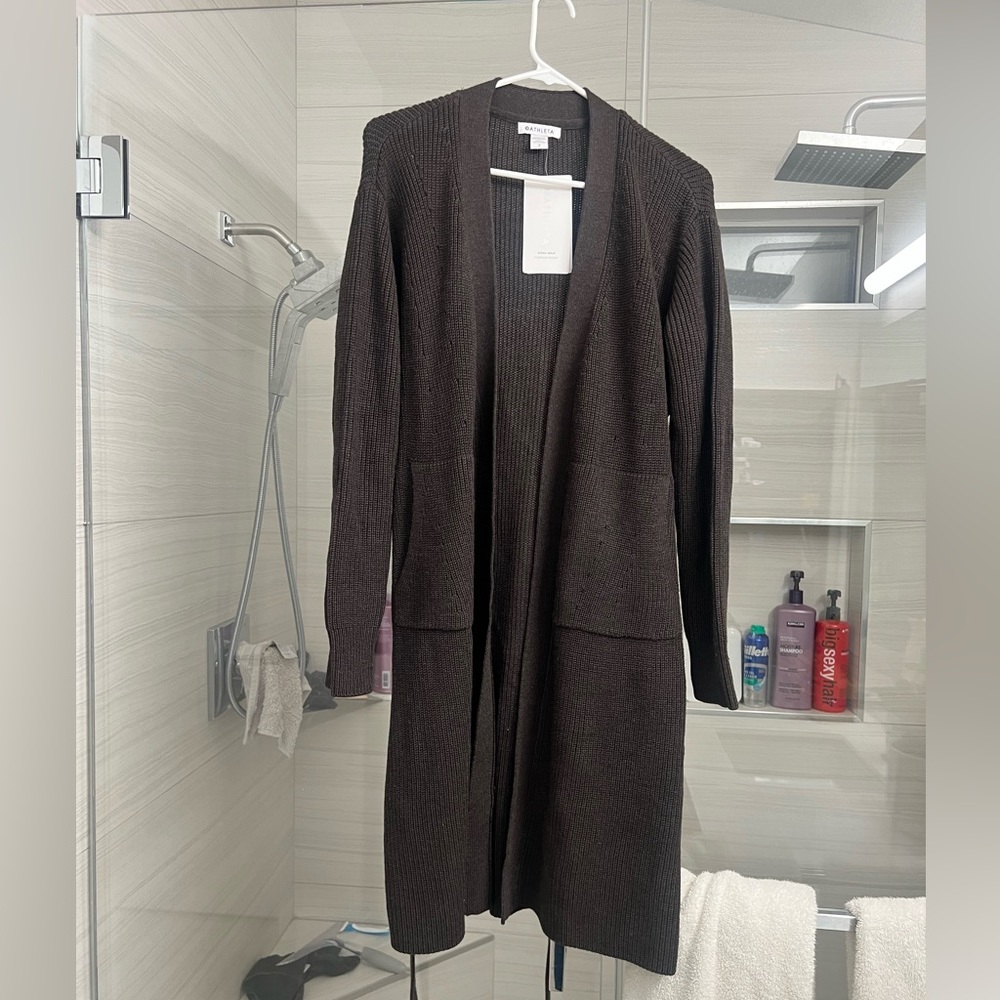 NWT Athleta wool blend sweater duster s “Scenic wrap”